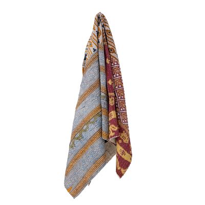 Throw blankets - Eon Quilt, Red, Cotton  - CREATIVE COLLECTION