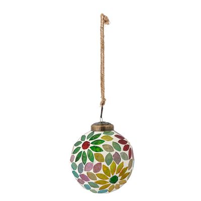 Christmas garlands and baubles - Jullie Ornament, Green, Glass  - BLOOMINGVILLE