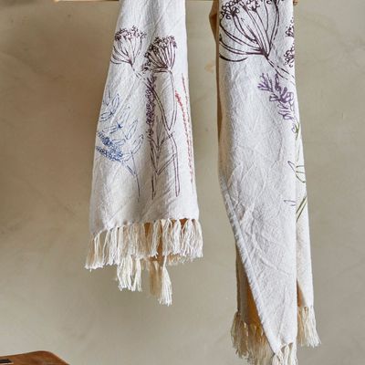 Brushes - Bea Kitchen Towel, Nature, Cotton Set of 2 - BLOOMINGVILLE MULTIBRAND HOUSE