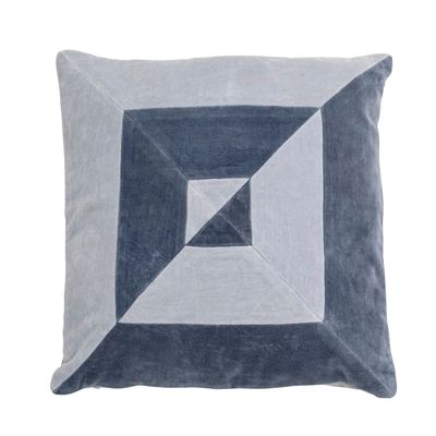 Cushions - Aban Cushion, Blue, Cotton - BLOOMINGVILLE MULTIBRAND HOUSE