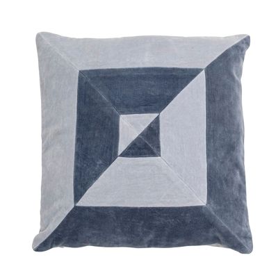 Cushions - Aban Cushion, Blue, Cotton  - BLOOMINGVILLE