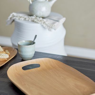 Couverts & ustensiles de cuisine - Leyton Plateau de service, Nature, Chêne  - BLOOMINGVILLE MULTIBRAND HOUSE