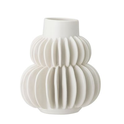 Vases - Halfdan Vase, Blanc, Grès  - BLOOMINGVILLE MULTIBRAND HOUSE