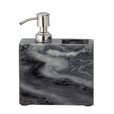 Washbasins - Maia Soap Dispenser, Grey, Marble  - BLOOMINGVILLE