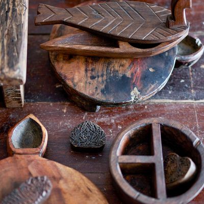 Bols - Sawira Bol, Marron, Bois de récupération  - CREATIVE COLLECTION