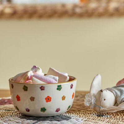 Bowls - Addy Bowl, Nature, Stoneware  - BLOOMINGVILLE MINI