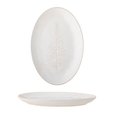 Couverts & ustensiles de cuisine - Winter Assiette de service, Nature, Grès - BLOOMINGVILLE MULTIBRAND HOUSE