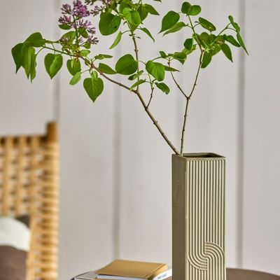 Vases - Heeira Vase, Brown, Stoneware  - BLOOMINGVILLE MULTIBRAND HOUSE