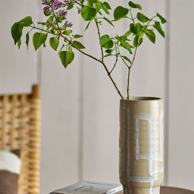 Vases - Vefa Deco Vase, Nature, Terracotta  - BLOOMINGVILLE MULTIBRAND HOUSE