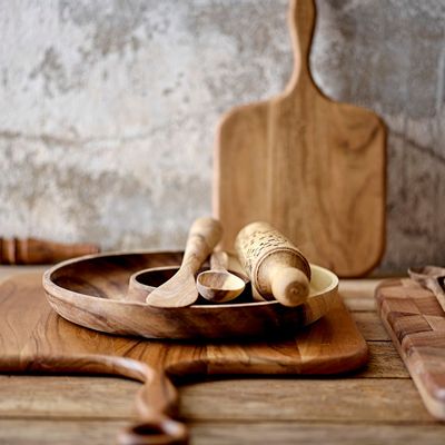 Couverts & ustensiles de cuisine - Breno Plateau de service, Nature, Acacia  - BLOOMINGVILLE MULTIBRAND HOUSE