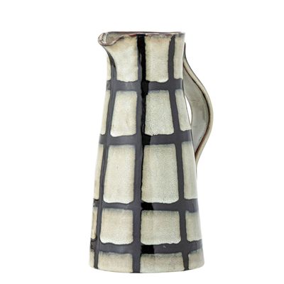 Carafes - Aiwan Jug, Black, Stoneware  - CREATIVE COLLECTION