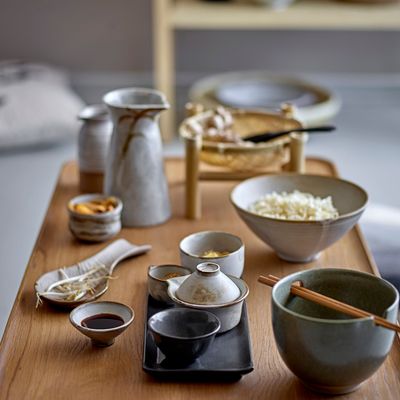 Bowls - Masami Bowl, White, Stoneware Set of 2 - BLOOMINGVILLE MULTIBRAND HOUSE