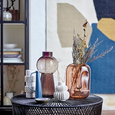 Vases - Nabaha Vase, Marron, Verre  - BLOOMINGVILLE MULTIBRAND HOUSE