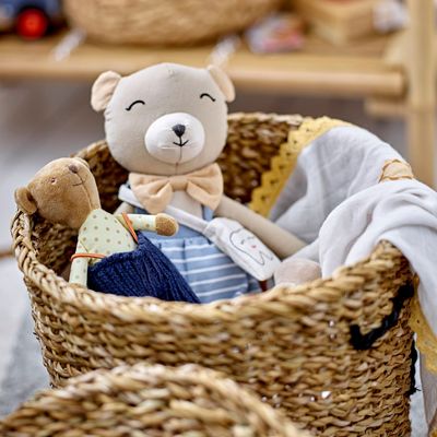 Jouets enfants - Willes Jouet en peluche, Marron, Polyester Set of 2 - BLOOMINGVILLE MINI