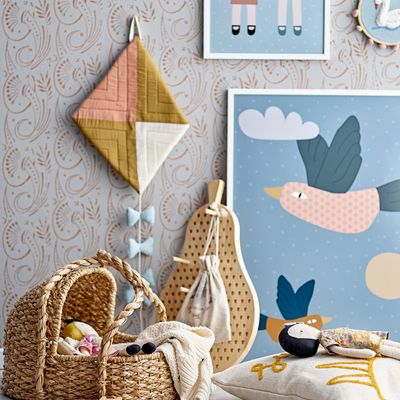 Other wall decoration - Rufus Board, Nature, Rubberwood  - BLOOMINGVILLE MINI