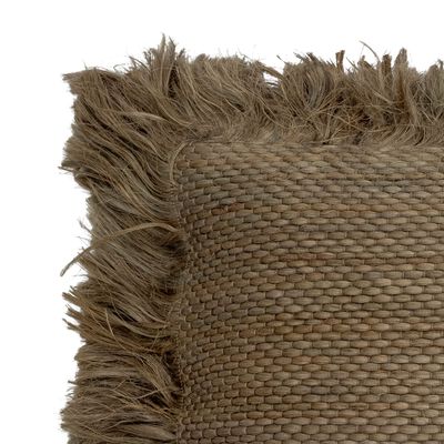 Cushions - Enola Cushion, Green, Jute  - BLOOMINGVILLE MULTIBRAND HOUSE