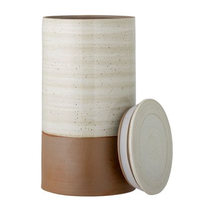 Food storage - Okan Jar w/Lid, Brown, Stoneware  - BLOOMINGVILLE MULTIBRAND HOUSE