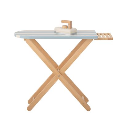 Toys - Sande Toy Ironing Board & Iron, Blue, FSC® 100% , Pine Set of 2 - BLOOMINGVILLE MINI