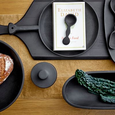 Kitchen utensils - Okai Serving Board, Black, Acacia  - BLOOMINGVILLE MULTIBRAND HOUSE