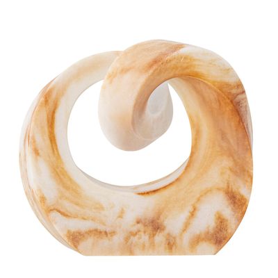 Objets de décoration - Swirl Déco, Marron, Polyrésine - BLOOMINGVILLE MULTIBRAND HOUSE