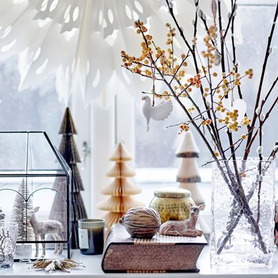 Decorative objects - Milan Deco Tree, Green, Paper Set of 2 - BLOOMINGVILLE MULTIBRAND HOUSE