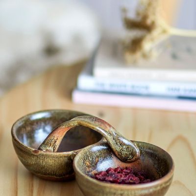 Bols - Edris Bol, Marron, Grès  - CREATIVE COLLECTION