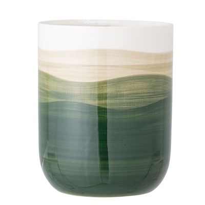 Pots de fleurs - Darell Pot de fleurs, Verte, Grès  - BLOOMINGVILLE MULTIBRAND HOUSE