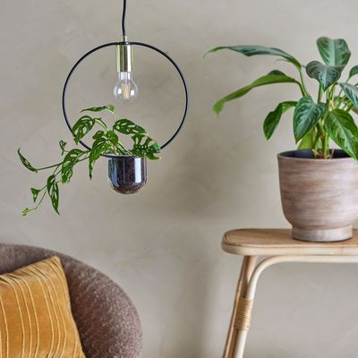 Suspensions - Caralina Lampe à suspension, Or, Métal  - BLOOMINGVILLE MULTIBRAND HOUSE