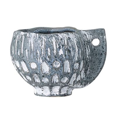 Flower pots - Oney Flowerpot, Blue, Stoneware - BLOOMINGVILLE MULTIBRAND HOUSE