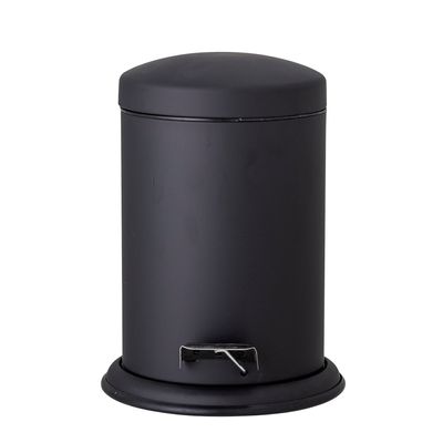 Brushes - Loupi Dustbin, Black, Stainless Steel - BLOOMINGVILLE MULTIBRAND HOUSE
