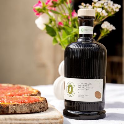 Huiles et vinaigres - Organic virgin olive oil - AOP Maturated Olive - DOMAINE JÒLIBOIS