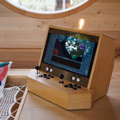 Design objects - SENSEI V2: Luxury Arcade Machine Handmade in Oak - MAISON ROSHI