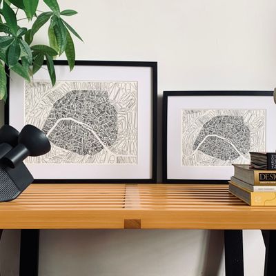 Affiches - Paris et ses quartiers / Affiche / Déco / JO / Jeux Olympiques - LES PETITS PLANS