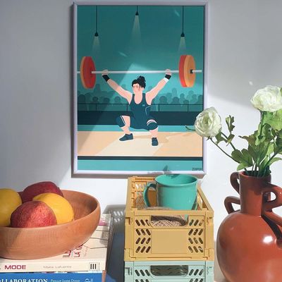 Poster - Wall Decor - Weightlifting Sports Poster - Ascension - ZEHPUR