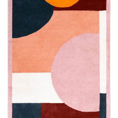 Design carpets - Morning Yoga Tufted Wool Rug - COLORTHERAPIS