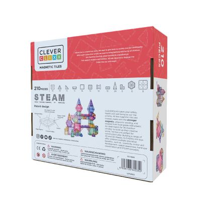 Jouets enfants - Mega Creative Pack Pastel 210 pièces - CLEVERCLIXX BV