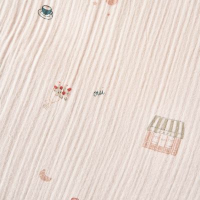 Bed linens - Breakfast in Paris - Printed Cotton Gauze Bed Set - ESSIX