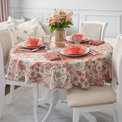 Table cloths - Tablecloth Topaz round -   ⌀ 210 cm - ROSEBERRY HOME