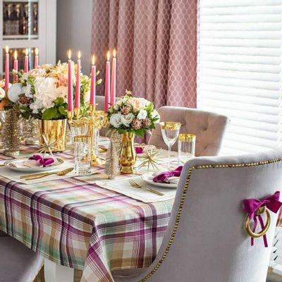 Table linen - Tablecloth Very Peri - 130 cm x 200 cm - ROSEBERRY HOME