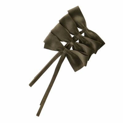 Linge de table textile - Arcs de velours Brown Bows - 4 pièces - ROSEBERRY HOME