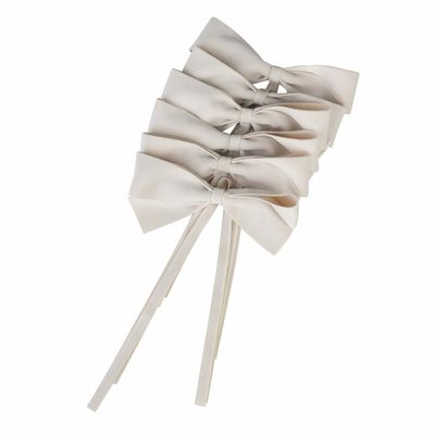 Linge de table textile - Arcs de velours Alabaster Bows - 6 pièces - ROSEBERRY HOME
