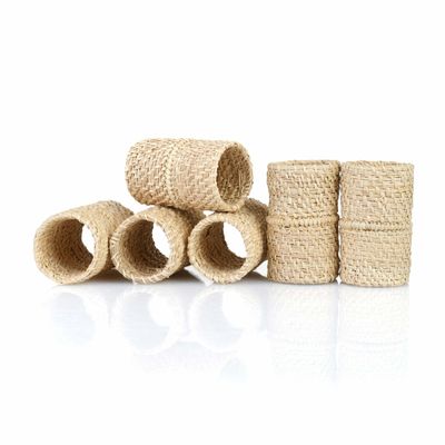 Table linen - Napkin rings Beige Rings - 6 pieces - ROSEBERRY HOME