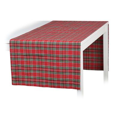 Linge de table textile - La tapis de table Red Tartan - 40 cm x 140 cm - ROSEBERRY HOME