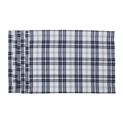 Linge de table textile -  Sets de table Blue Plaid - 6 pièces - ROSEBERRY HOME