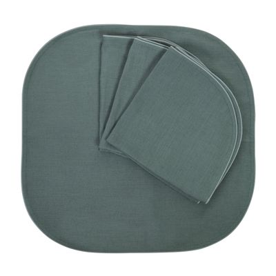 Table linen - Napkins Royal Green - 4 pieces - ROSEBERRY HOME
