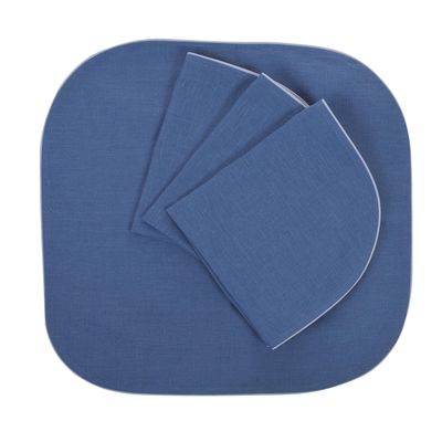 Table linen - Napkins Royal Blue - 6 pieces - ROSEBERRY HOME