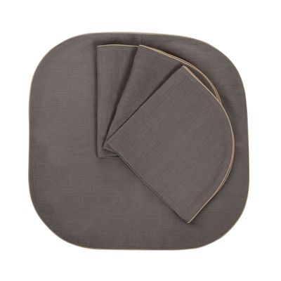 Table linen - Napkins  Royal Fango - 4 pieces - ROSEBERRY HOME
