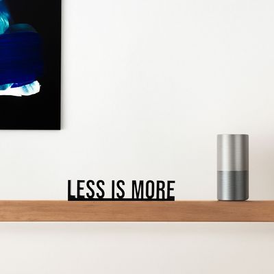 Decorative objects - Less Is More 3D Decorative Architecture Quote - Mies van der Rohe - BEAMALEVICH