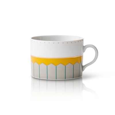 Mugs - Golden Hour Tea Cup with Saucer - REFLECTIONS COPENHAGEN