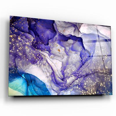 Autres décorations murales - Art mural en verre design en marbre 110CMx70CM - ARTDESIGNA